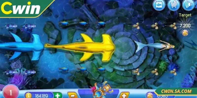 CWIN bắn cá ăn xu phân chia nhiều phòng chơi